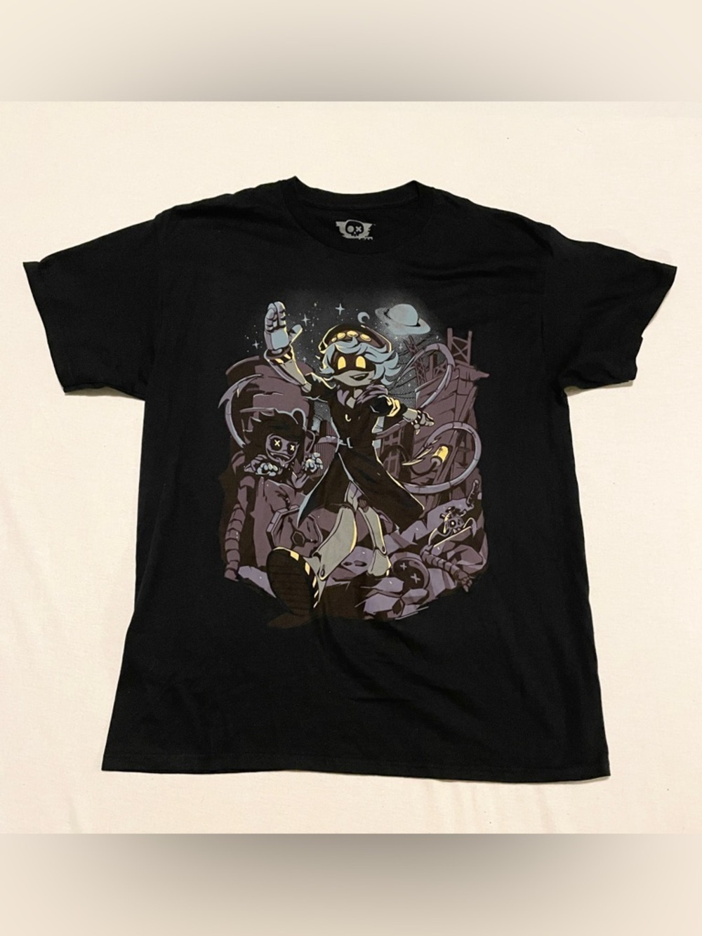 Glitch Murder Drones Serial Designation V & Cyn T-Shirt - Size L